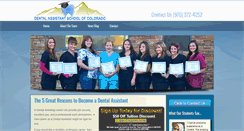 Desktop Screenshot of dentalassistantfortcollins.com